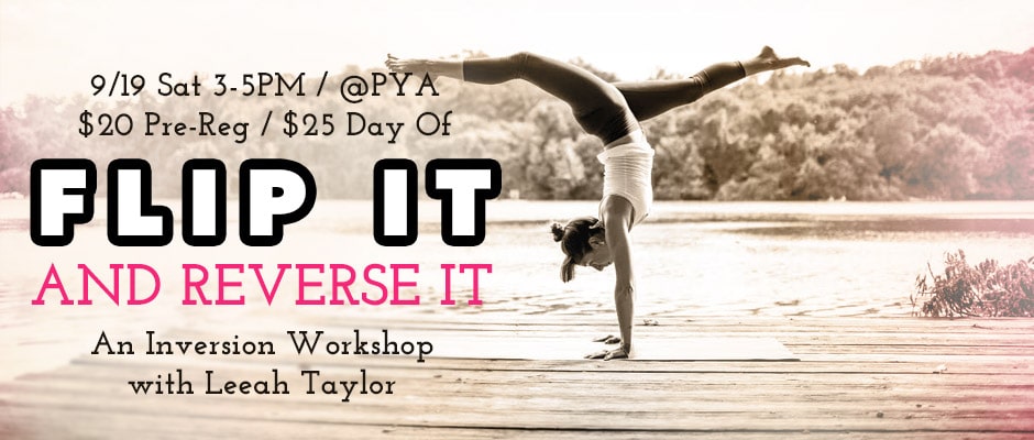 Flip it and Reverse It - A Workshop with Leeah Taylor