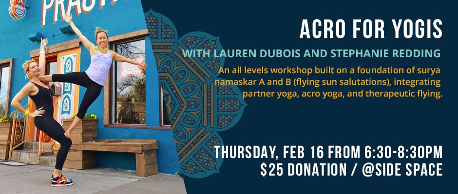 Acro for Yogis at Practice Yoga Austin