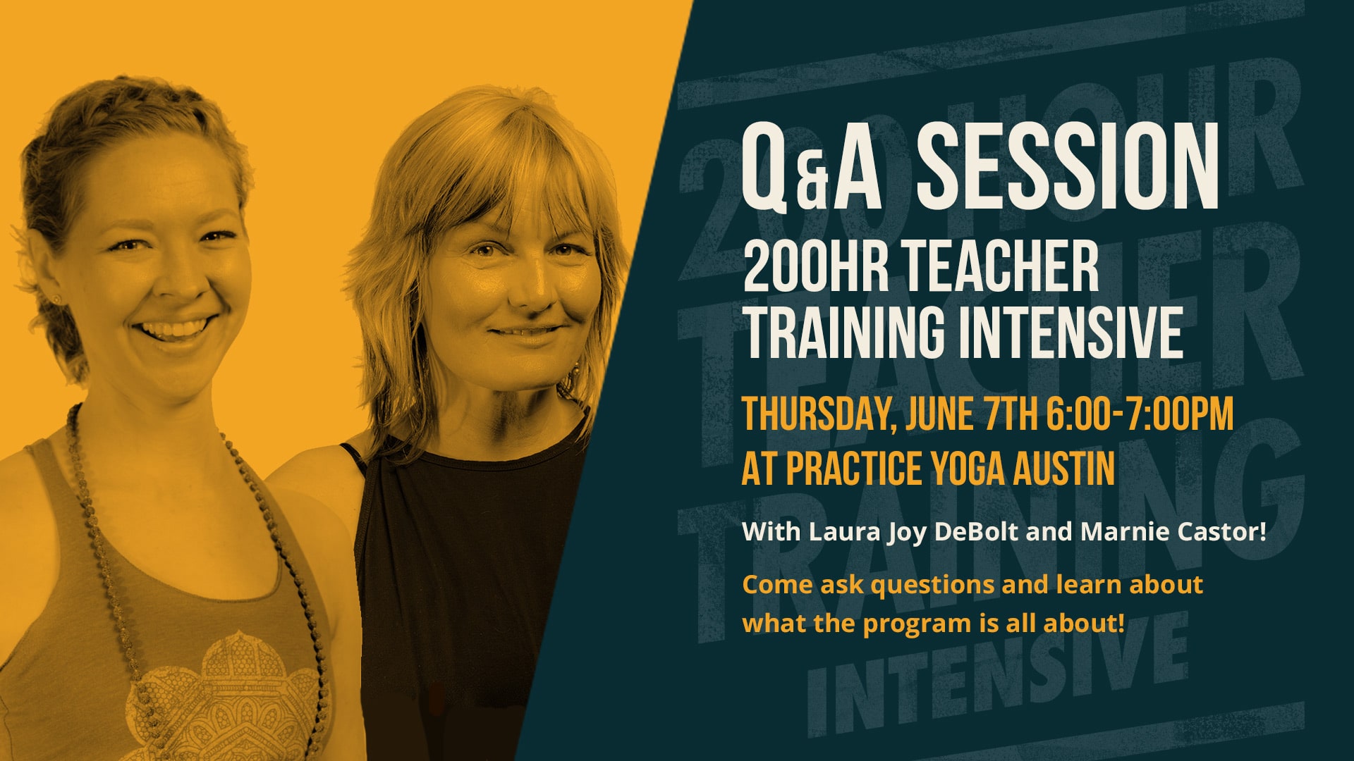 Practice Yoga Austin Teacher Training Intensive Q&A Session