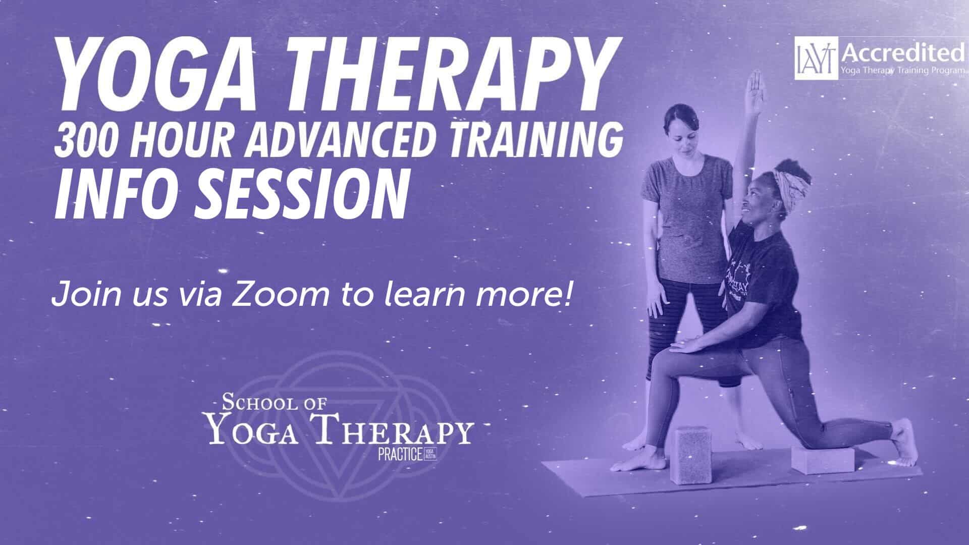 Yoga Therapy Training INFO SESSION