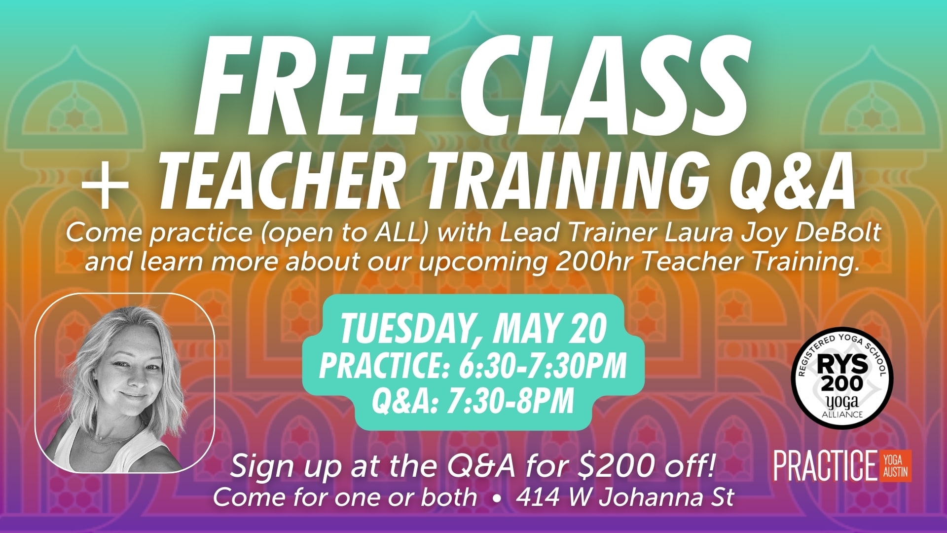 Free Class & Teacher Training Q&A